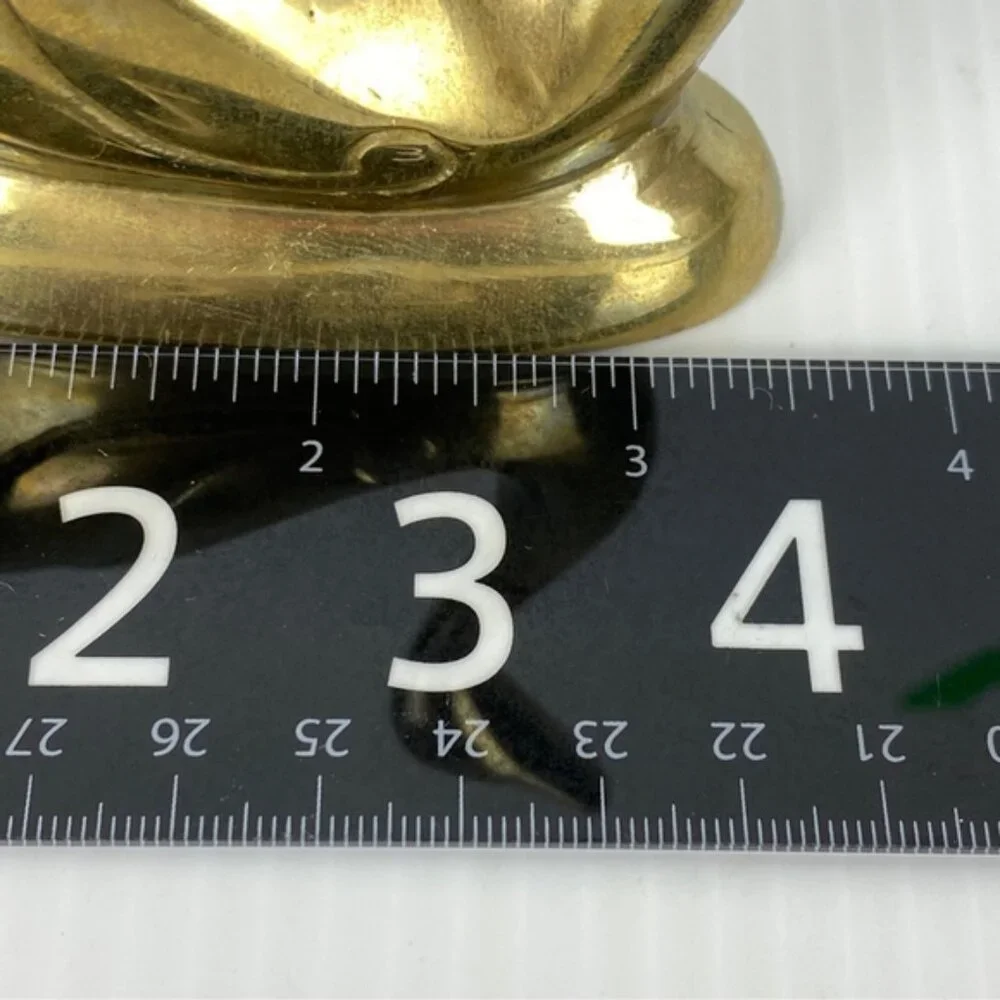 Brass Duck Ornament 3.5 X 5.5 inches Paperweight Decor - Picture 6 of 8